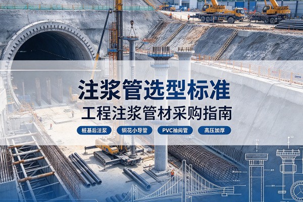 新兴注浆管选型标准