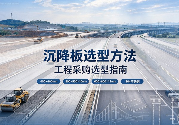 新兴沉降板选择方法